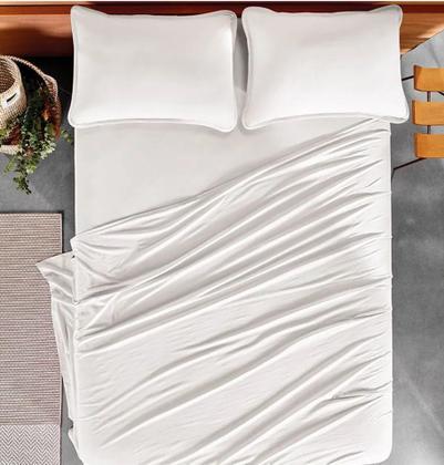 Imagem de Jogo Cama King 4 Pcs Algodão Malha Fio Penteado Altenburg