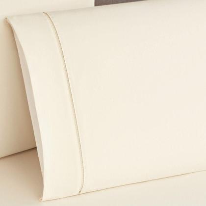 Imagem de Jogo Cama Lençol Home Basic Queen 180 Fios C/ Ponto Palito 3 Peças - Palha