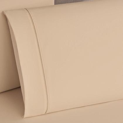 Imagem de Jogo Cama Lençol Home Basic Queen 180 Fios Com 3Pçs Cáqui