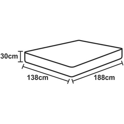 Imagem de Jogo Cama Lençol Unique Casal Padrão Micro Percal 400 Fios Ponto Palito 3 Peças - Cinza