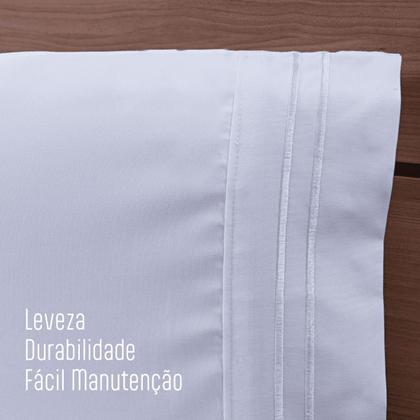 Jogo Cama Solteiro Percal Soft 300 Basic Poliéster Niazitex Imagem de Jogo Cama Solteiro Percal Soft 300 Basic Poliéster Niazitex