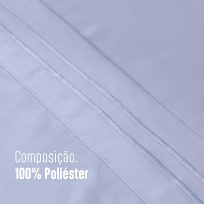 Jogo Cama Solteiro Percal Soft 300 Basic Poliéster Niazitex Imagem de Jogo Cama Solteiro Percal Soft 300 Basic Poliéster Niazitex
