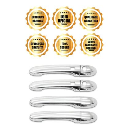 Imagem de Jogo Capa Maçaneta 2 Keyless Cronos Argo 2018 a 2024 Pulse 2021 a 2024 Fastback 2022 a 2024