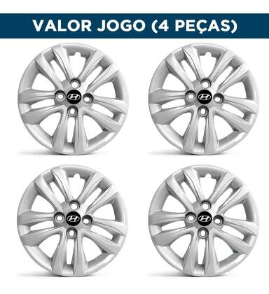 Imagem de Jogo Carlota Aro 14 Hb20 Hatch e Sedan - 2016 a 2019 / Com Emblema