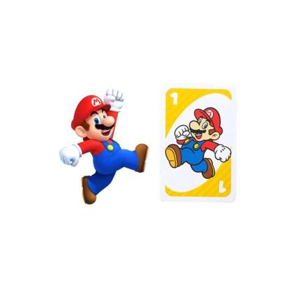 Imagem de Jogo Cartas Uno Super Mario Presente Perfeito Criança Adulto