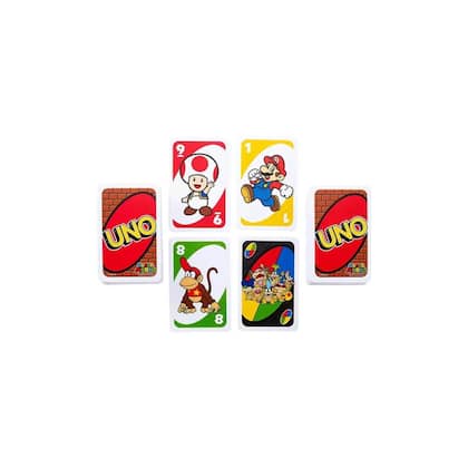Imagem de Jogo Cartas Uno Super Mario Presente Perfeito Criança Adulto