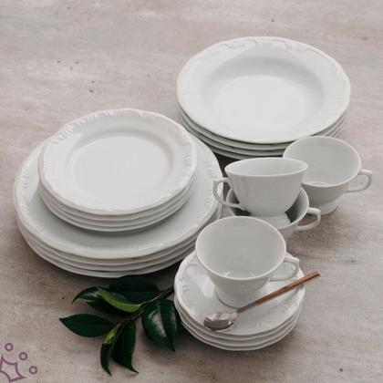 Imagem de Jogo Chá Café  Sobremesa 6 Pessoas Porcelana Schmidt Pomerode 30 Peças