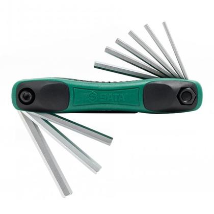 Imagem de Jogo Chave Allen  5/64 a 1/4 Canivete 09pc St09122sj Sata