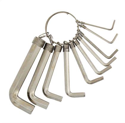Imagem de Jogo Chave Allen Hexagonal 1,5mm A 10mm C/ 10 Peças Western