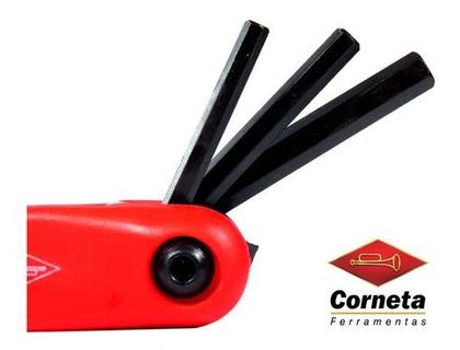 Imagem de Jogo Chave Allen Hexagonal Canivete 8 Pçs 1,5 A 8mm 