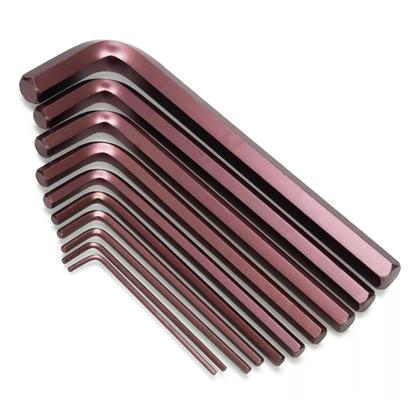 Imagem de Jogo Chave Allen Longa 2,5 A 17mm Com 10 Peças Bolsa Lona