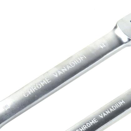 Imagem de Jogo Chave Boca Combinada Com Catraca Cabeça Móvel 5 Peças 