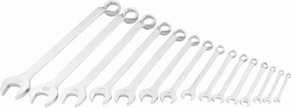 Imagem de Jogo Chave Combinada 6-32Mm Cromo Vanádio Fosco Com 15 Peças