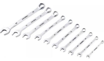 Imagem de Jogo Chave Combinada 6 A 22 Mm 10 Pcs Aço Cromo-v Vonder