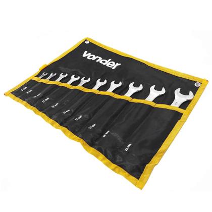 Imagem de Jogo Chave Combinada 6 a 22mm 10 pc Espelhada 37.35.062.200 - VONDER