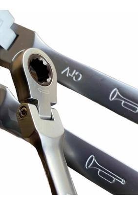 Imagem de Jogo Chave Combinada Articulada C/ Catraca 5Pçs Corneta