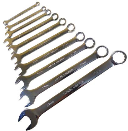 Imagem de Jogo Chave Combinada Boca Estrela 6 A 22mm Aço Cromo Vanadio