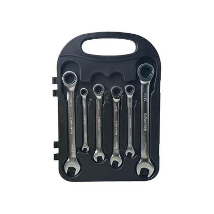 Imagem de Jogo Chave Combinada Catraca 8 A 19mm 7 Peças