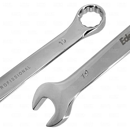 Imagem de Jogo Chave Combinada Estriada 6 A 19mm Cromada Kit 10 Peças