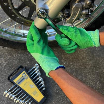 Imagem de Jogo Chave Combinada Estriada 6 A 19mm Cromada Kit 10 Peças