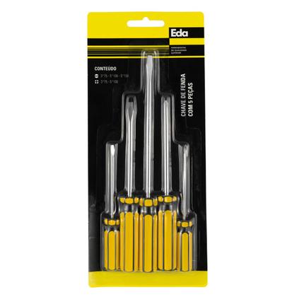Imagem de Jogo Chave De Fenda E Philips Kit C/ 5 Peças