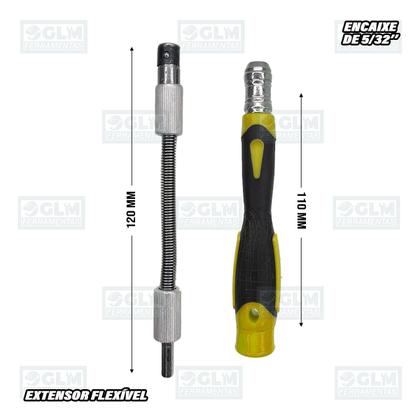 Imagem de Jogo Chave E Bits De Precisão Enc. 5/32'' C/ 23 Peças