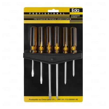 Imagem de Jogo Chave Fenda E Philips Kit Com 6 Peças