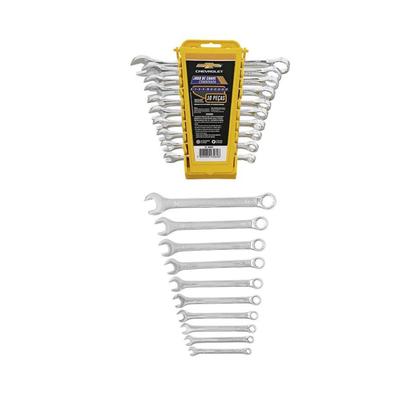 Imagem de Jogo Chave Fixa Combinada 10 Peças 6 mm A 17 mm Aço Carbono