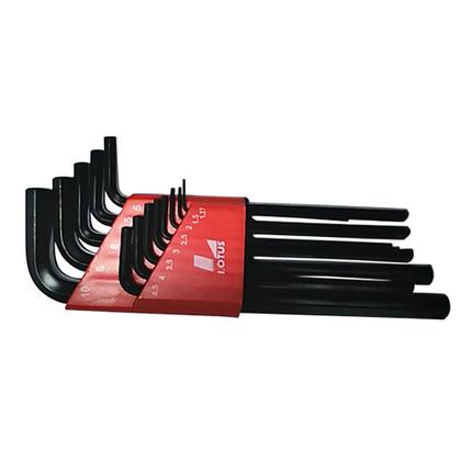 Imagem de Jogo Chave Hexagonal Longa 1.27 a 10mm 13 Peças Lotus