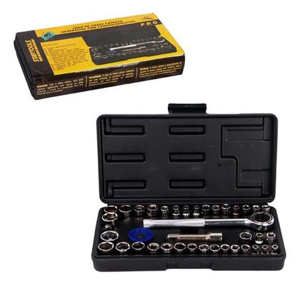 Imagem de Jogo Chave Soquete C/ Catraca Reversível 40 Peças Startools