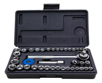 Imagem de Jogo Chave Soquete C/ Catraca Reversível 40 Peças Startools