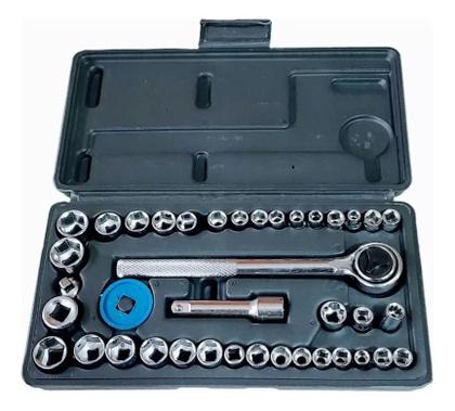 Imagem de Jogo Chave Soquete C/ Catraca Reversível 40 Peças Startools