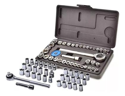 Imagem de Jogo Chave Soquete C/ Catraca Reversível 40 Peças Startools