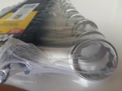 Imagem de Jogo Chaves Combinadas 6 A 32 Mm Com 12 Peças Cromo Vanádio