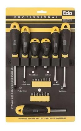 Imagem de Jogo Chaves De Fenda Phillips E Bits +1 Jogo De Chave Allen