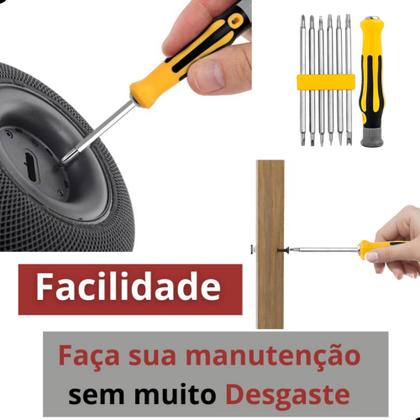 Imagem de Jogo Chaves De Fenda Precisão Bits 6 Peças Duplos Reparos