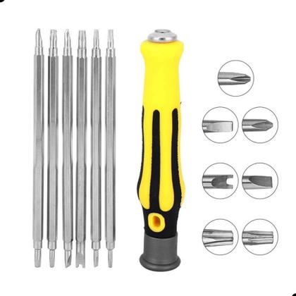 Imagem de Jogo Chaves De Fenda Precisão Bits 6 Peças Duplos Reparos