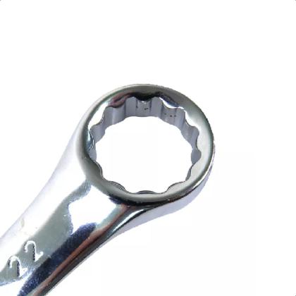 Imagem de Jogo Chaves Fixas Combinado Kit 12Pçs 6 a 22mm Aço Cromo Vanádio