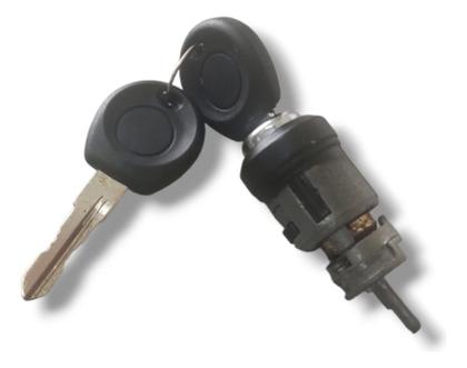 Imagem de Jogo Cilindro Ignição Com Maçanetas Caminhão Vw Chave Simple