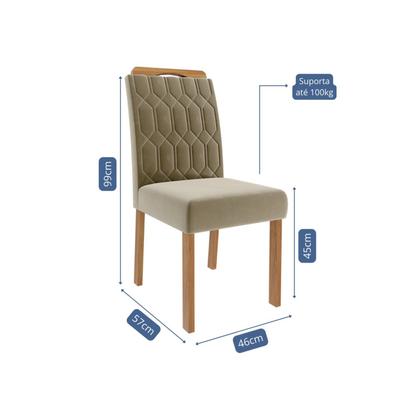 Imagem de Jogo com 02 Cadeiras Paola Wood Ii