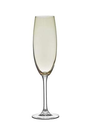 Imagem de Jogo com 06 Taças de Champagne em Cristal de Soda Âmbar 220ml 6,5x24cm - Bohemia