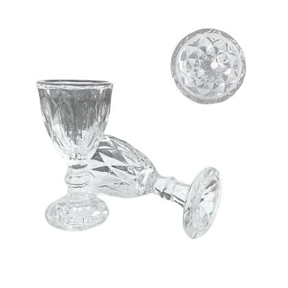 Imagem de Jogo Com 12 Mini Taças De Vidro para Licor 50ml Luxo