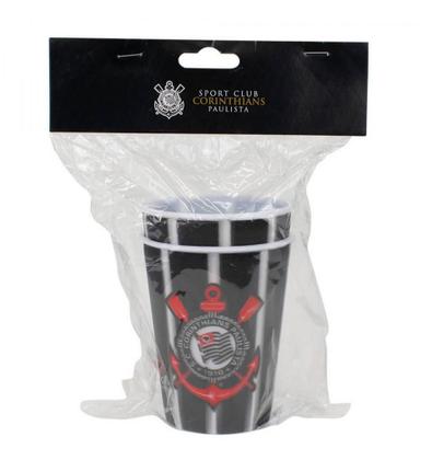Imagem de Jogo com 2 Copos De Plástico 3D Corinthians 400ml