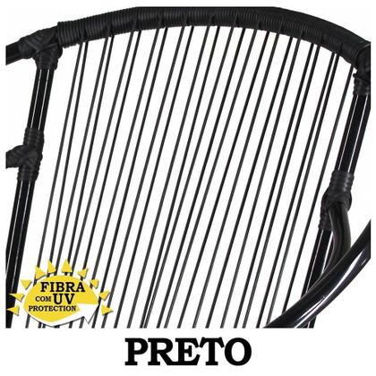 Imagem de Jogo Com 3 Cadeiras De área Pretas Eclipse