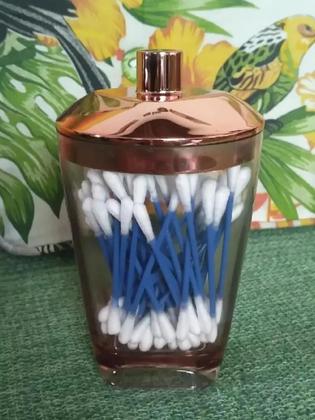 Imagem de Jogo Com 3 Peças Para Banheiro Lavabo Rose Gold Premium Luxo Acrílico