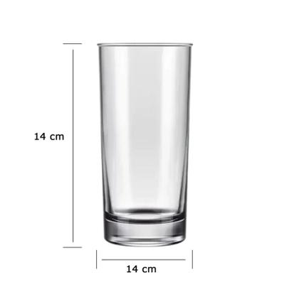 Imagem de JOGO COM 6 COPOS ALTO DIA A DIA VIDRO 350ML 14cm - DYNASTY