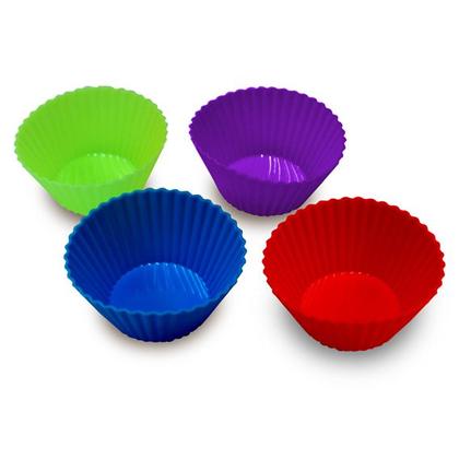 Imagem de Jogo com 6 pcs forma de silicone cupcake redonda