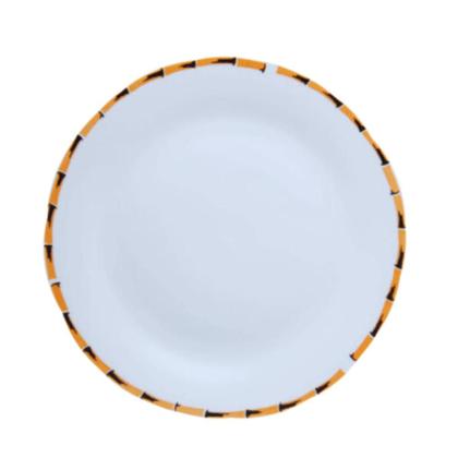 Imagem de Jogo com 6 Pratos para Sobremesa Porcelana Mod. Bambu Ø18cm - Lyor