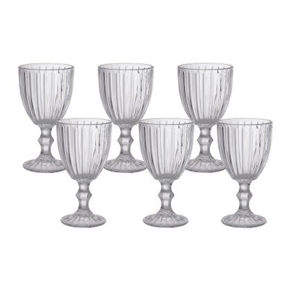 Imagem de Jogo com 6 tacas ag/vinho melina 320ml - hauskraft