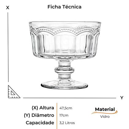 Imagem de Jogo com 6 Taças de Sobremesa em Vidro 250ml